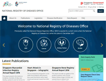 Tablet Screenshot of nrdo.gov.sg